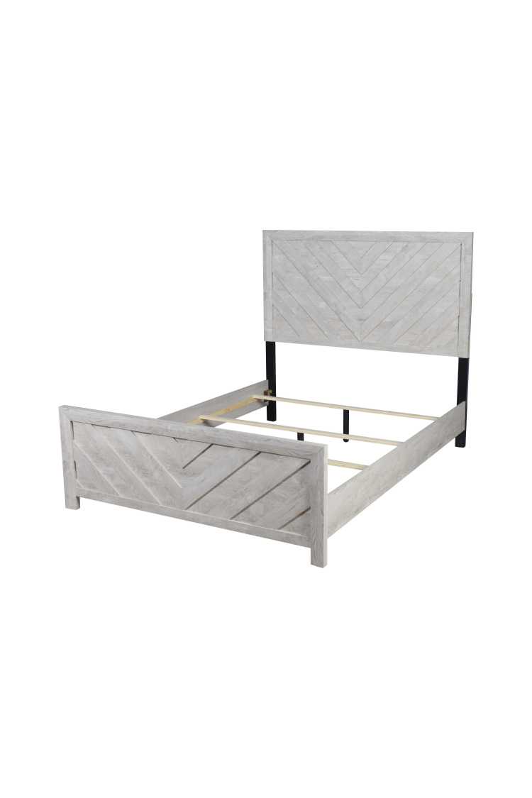 Denver Modern Style Queen Bed Made With Wood In Natural Nj Inventory
