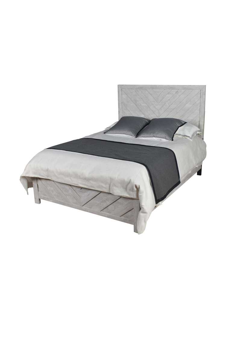 Denver Modern Style Queen Bed Made With Wood In Natural Nj Inventory