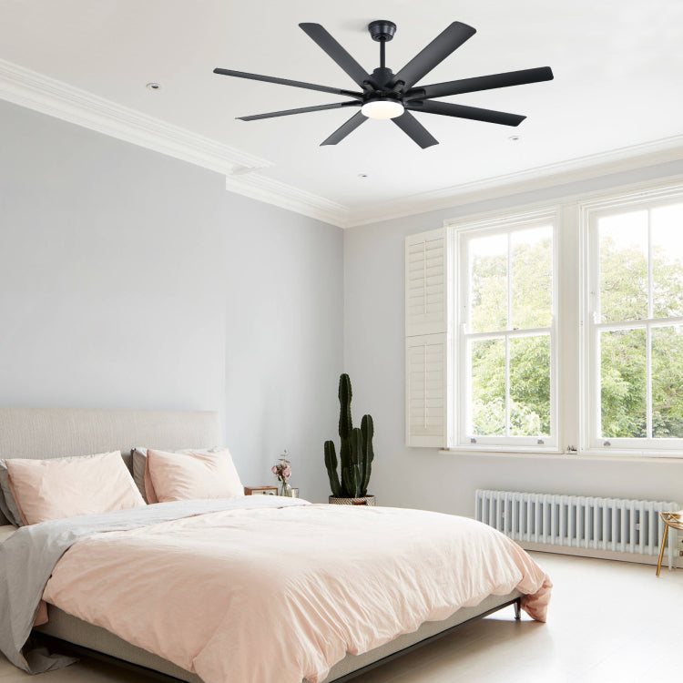 66 Inch Modern S And Smart Remote Control 6 Speed Reversible Noiseless Dc Motor For Indoor