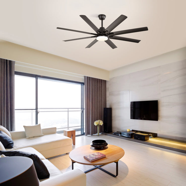 66 Inch Modern S And Smart Remote Control 6 Speed Reversible Noiseless Dc Motor For Indoor