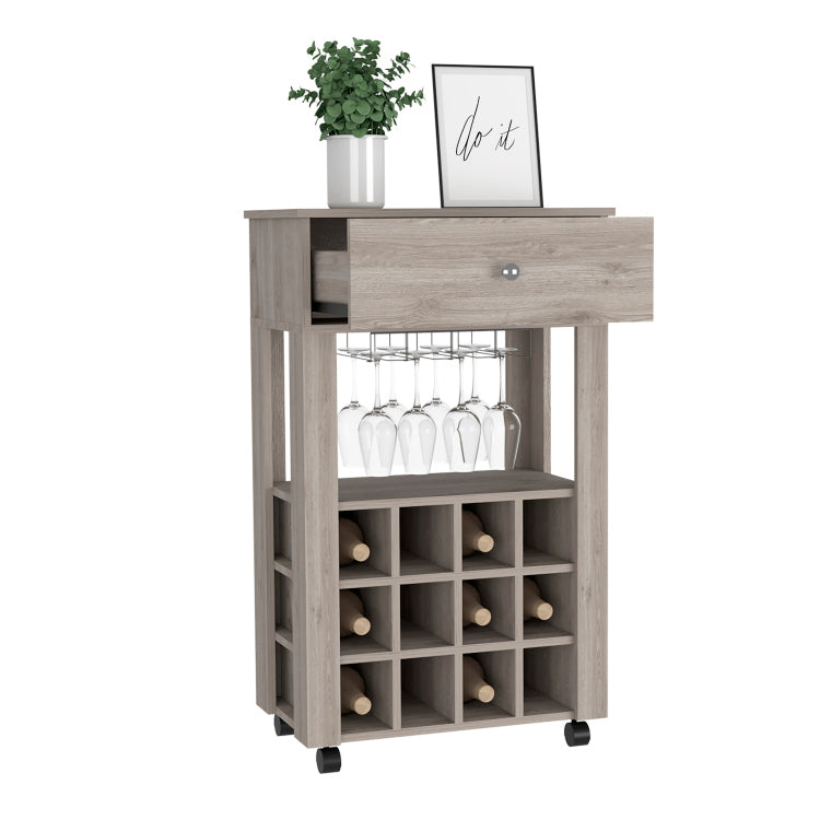 Margh Bar Cart Drawer, Light Gray
