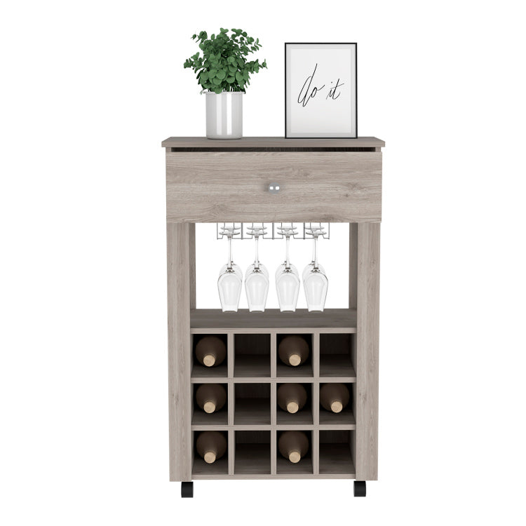 Margh Bar Cart Drawer, Light Gray