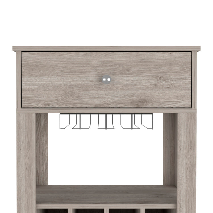 Margh Bar Cart Drawer, Light Gray