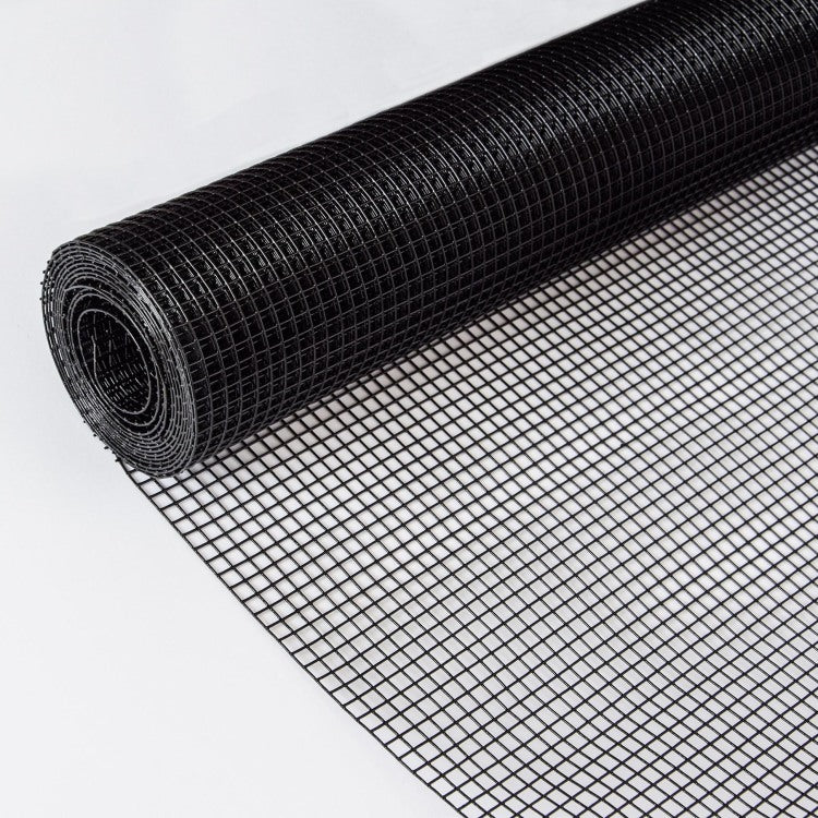 36 Inch 50 Ft Black Vinyl Coated Hardware Cloth 19 Gauge 1 4 Inch Black Pvc Hardware Cloth, Black Welded Wire Fence Supports Poultry Netting Cage Home Improvement And Chicken Coop