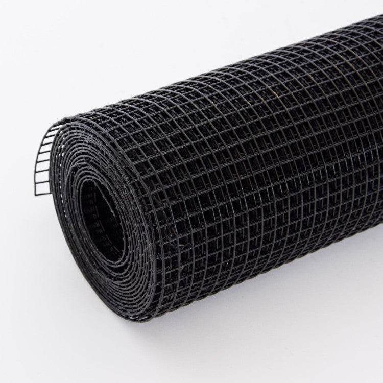 36 Inch 50 Ft Black Vinyl Coated Hardware Cloth 19 Gauge 1 4 Inch Black Pvc Hardware Cloth, Black Welded Wire Fence Supports Poultry Netting Cage Home Improvement And Chicken Coop