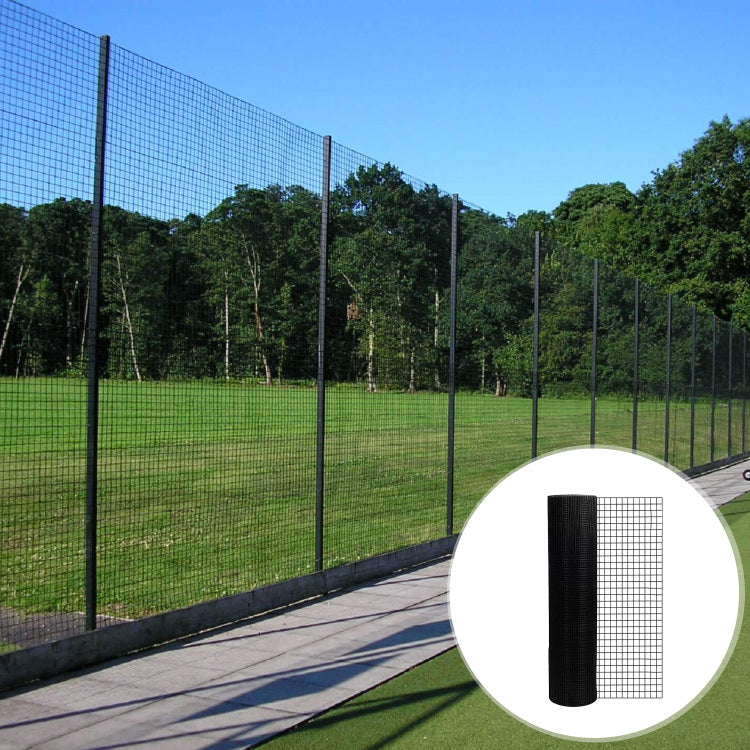 36 Inch 50 Ft Black Vinyl Coated Hardware Cloth 19 Gauge 1 4 Inch Black Pvc Hardware Cloth, Black Welded Wire Fence Supports Poultry Netting Cage Home Improvement And Chicken Coop