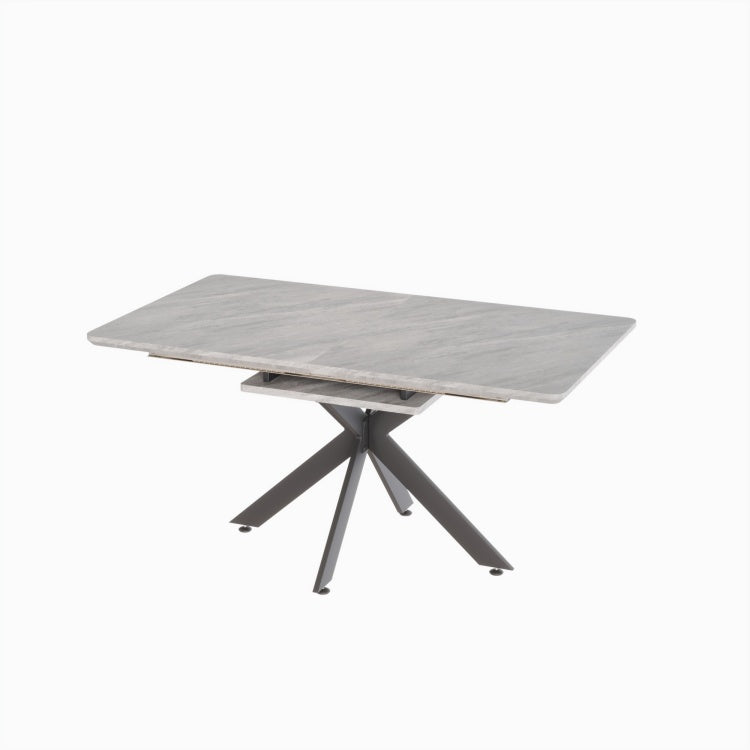 62.4" Extendable 78.15" Dining Table Set For 6 8 Person For Dining Room,C Shaped Tube Soft Padded Armless Dining Chair And Very Large Dining Room Table Kitchen Table Chair Set With Metal Legs
