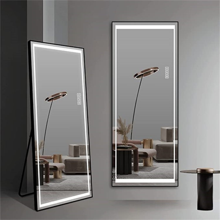 Led Mirror Full Length Mirror With Lights Wide Standing Tall Full Size Mirror For Bedroom Giant Full Body Mirror Large Floor Mirror With Lights Stand Up Dressing Big Lighted Mirror