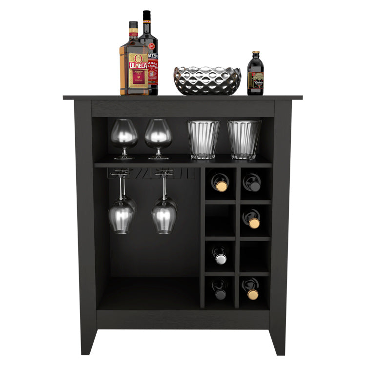 Mojito Bar Cabinet, One Open Drawer, One Open Shelf, Black