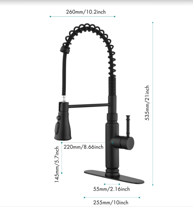 Touch Kitchen Faucet With Pull Down Sprayer