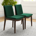 Laura Mid Century Modern Solid Wood Dining Chair Set Of 2