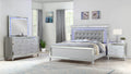 Sterling King 4 Pc Led Bedroom Set Made With Wood In Silver Nj Inventory