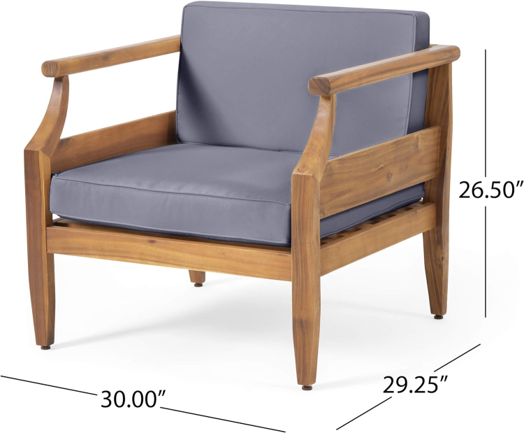 Aston Outdoor 4 Seater Chat Set With Cushions Loveseat & Coffee Table &Club Chair