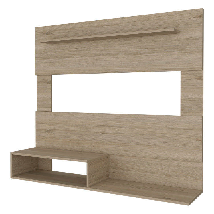 Cabos Floating Entertainment Center For Tv S Up 55", One Upper Shelf, Two Shelves