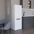 Herrin Storage Cabinet Kitchen Pantry With Four Doors And And Five Interior Shelves
