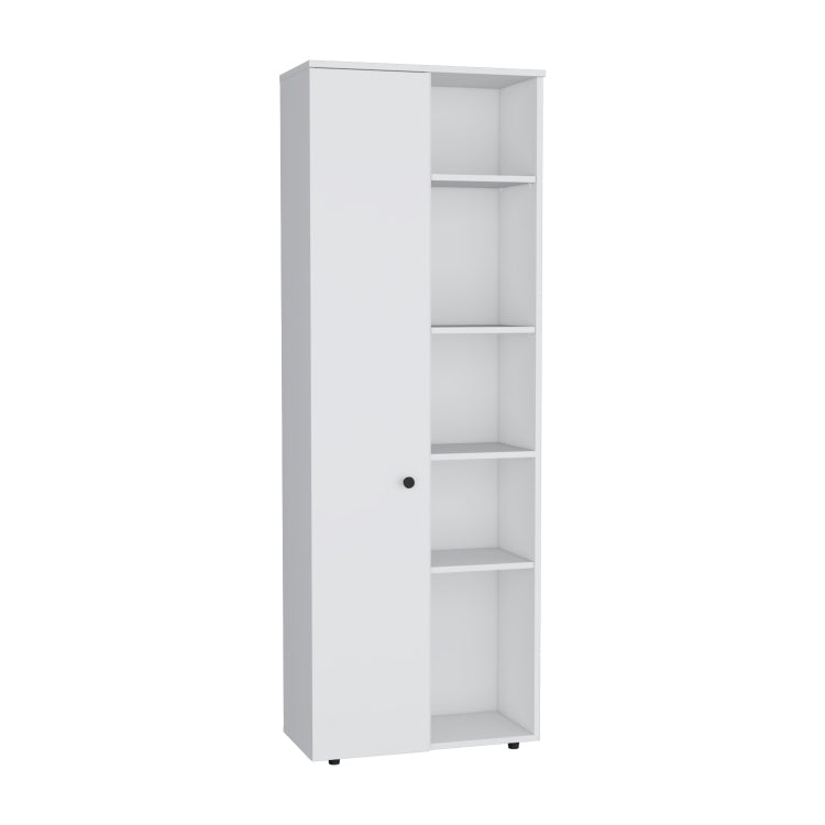 Hoyt Kitchen Pantry Storage Cabinet With And Five Interior And Exterior Shelves