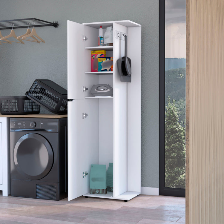 White 2 Door Cabinet
