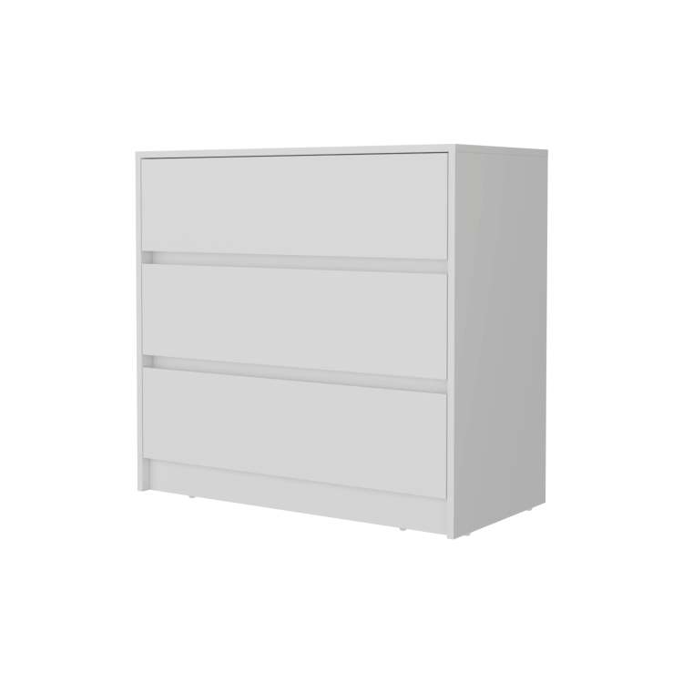 White 3 Drawer Dresser