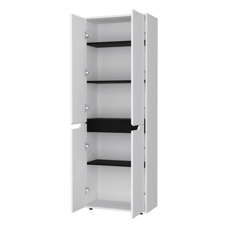 White 5 Shelf Kitchen Pantry