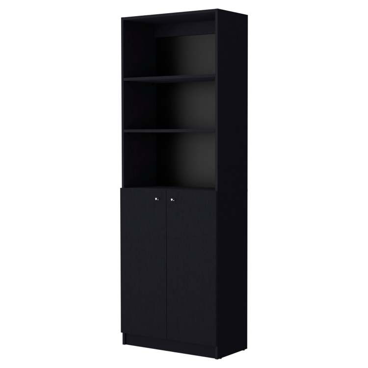 Wenge 2 Door Bookcase