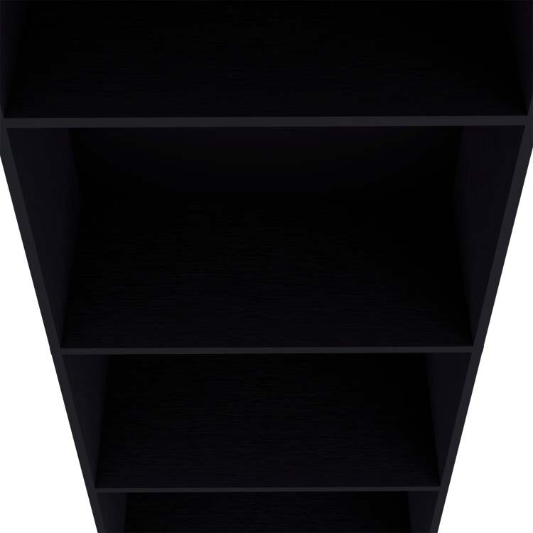 Wenge Tier Storage Shelves Bookcase