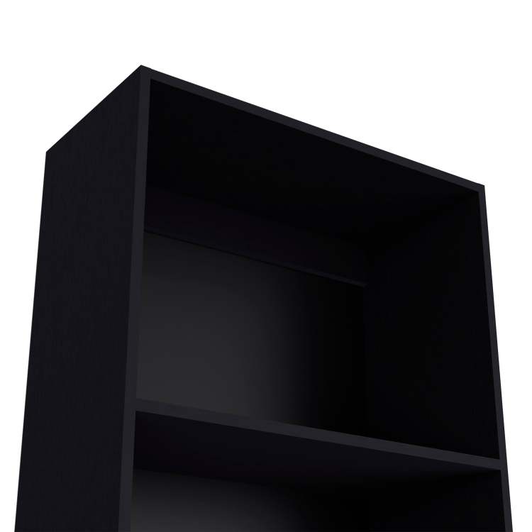 Wenge Tier Storage Shelves Bookcase