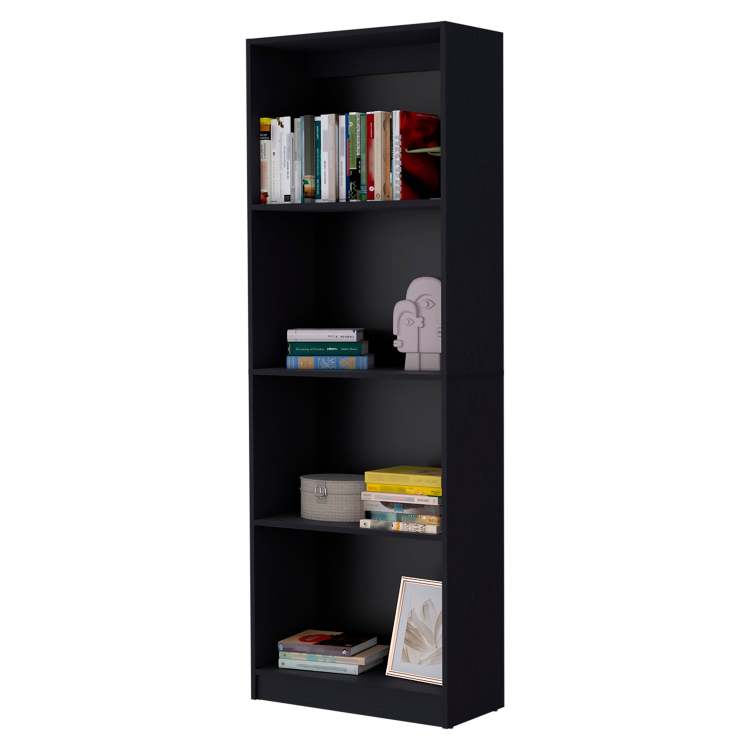 Wenge Tier Storage Shelves Bookcase