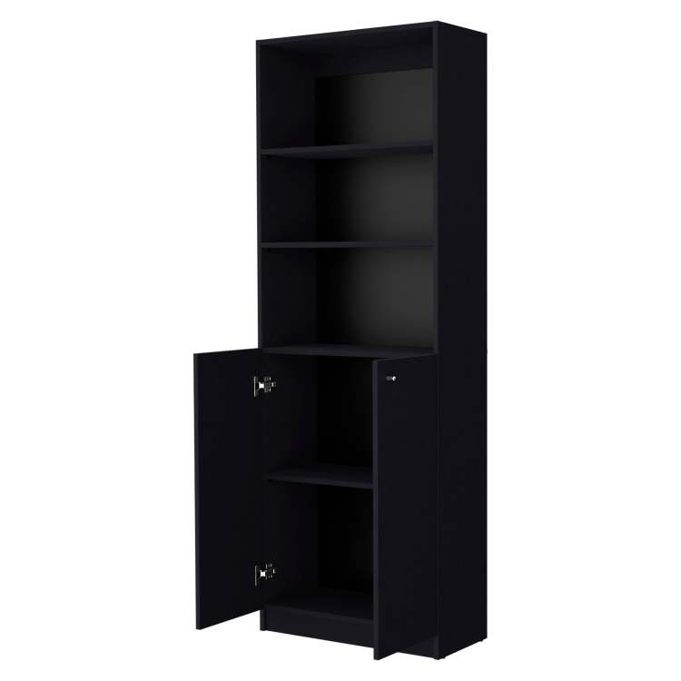 Wenge 2 Door Bookcase