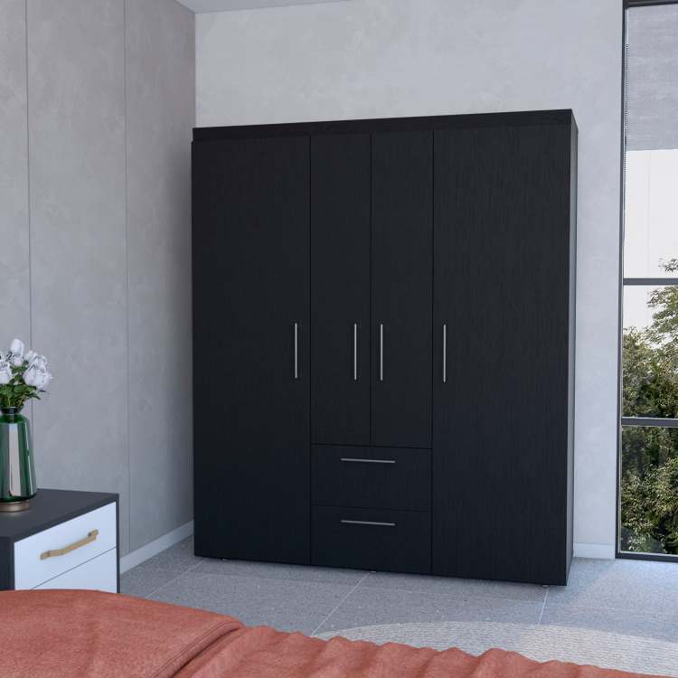 Wenge All In One 2 Door Armoire