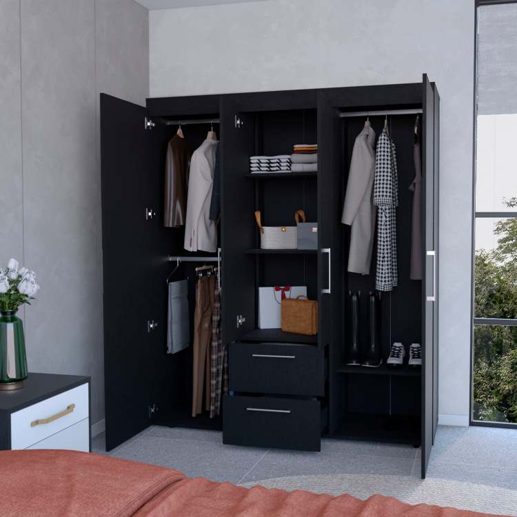 Wenge All In One 2 Door Armoire