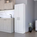 White 5 Shelf Storage Pantry Cabinet