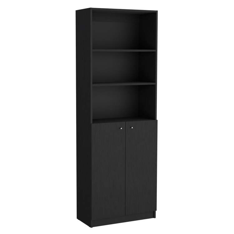 Wenge 3 Piece Living Room Set With 3 Bookcases