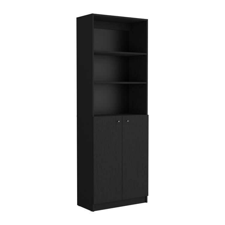 Wenge 2 Piece Living Room Set With 2 Bookcases