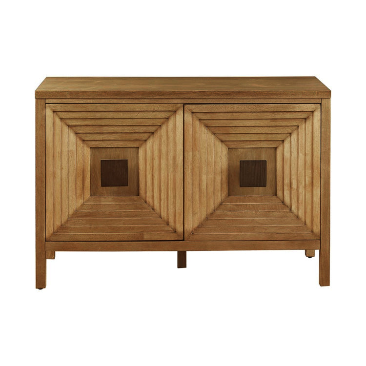 2 Door Accent Cabinet With Adjustable Shelves