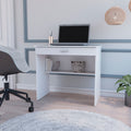 Kaylor Storage Desk, Modern Design With Drawer And Shelf