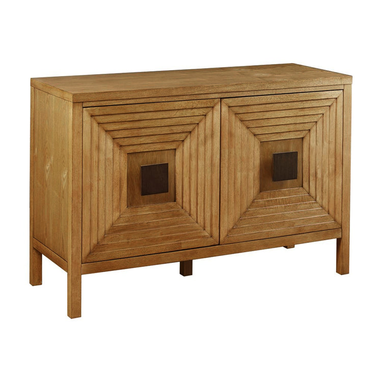 2 Door Accent Cabinet With Adjustable Shelves
