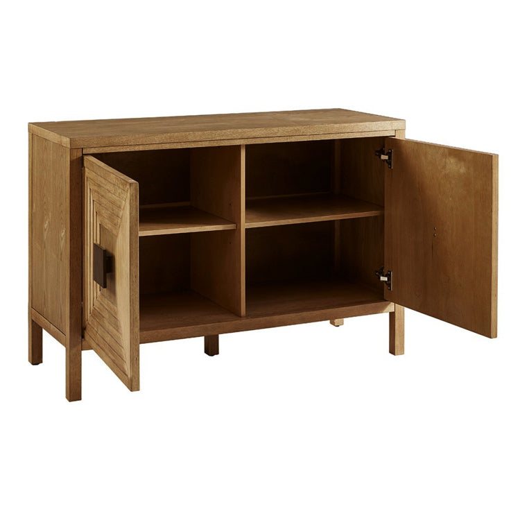 2 Door Accent Cabinet With Adjustable Shelves