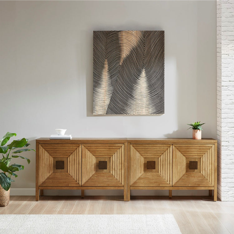2 Door Accent Cabinet With Adjustable Shelves
