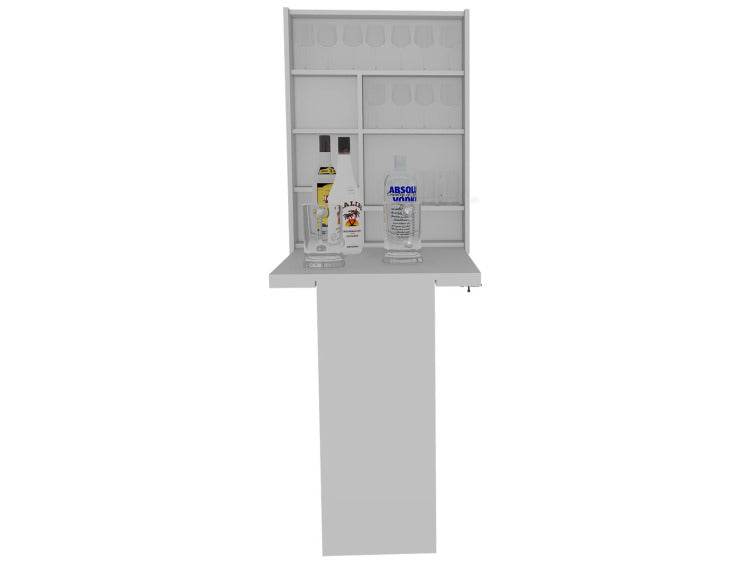 Dalton Foldable Table With Base And Shelves