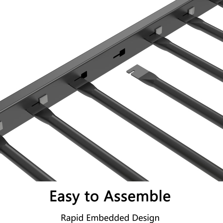 Adam Sturdy Full Over Full Bunk Bed Metal Black For Kids And Adult, Low Profile Full Over Full Bunk Bed With Ladder And Guardrails, Easy Climbing, Beds For Bedroom