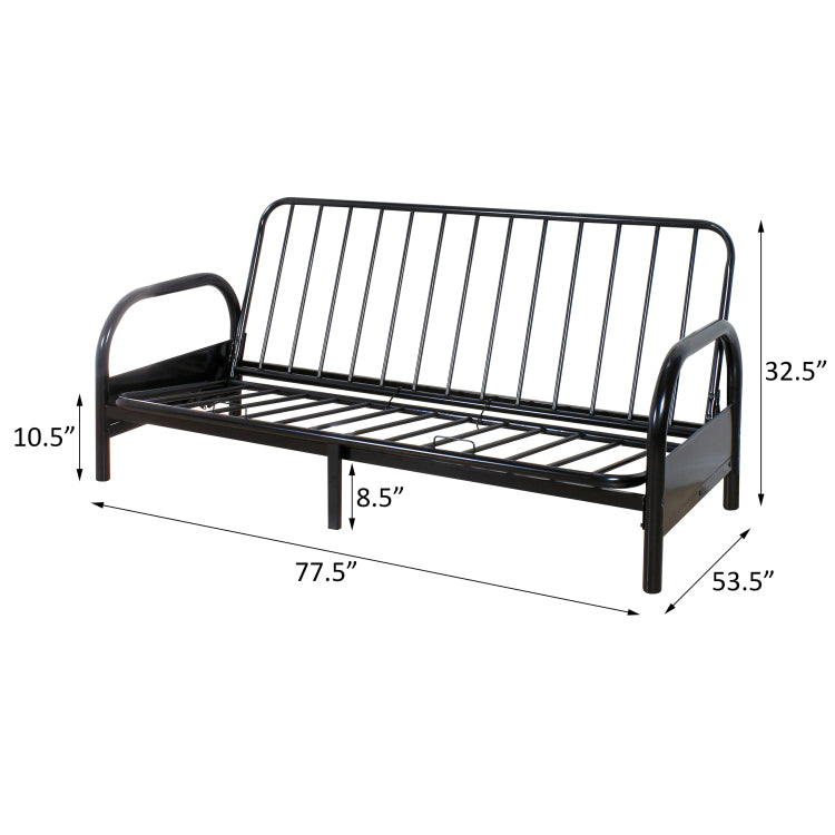Black Adjustable Futon Frame