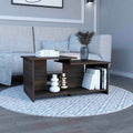 Wema 3 Coffee Table, Lower Open Shelf Espresso
