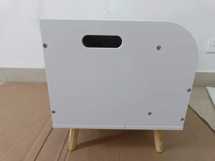 Wooden Toy Box, Kids Toy Storage Organizer With Front Bookshelf, Flip Top Lid, Safety Hinge, Boys Girls Toy Chest Bench For Playroom Kids Room Organization White