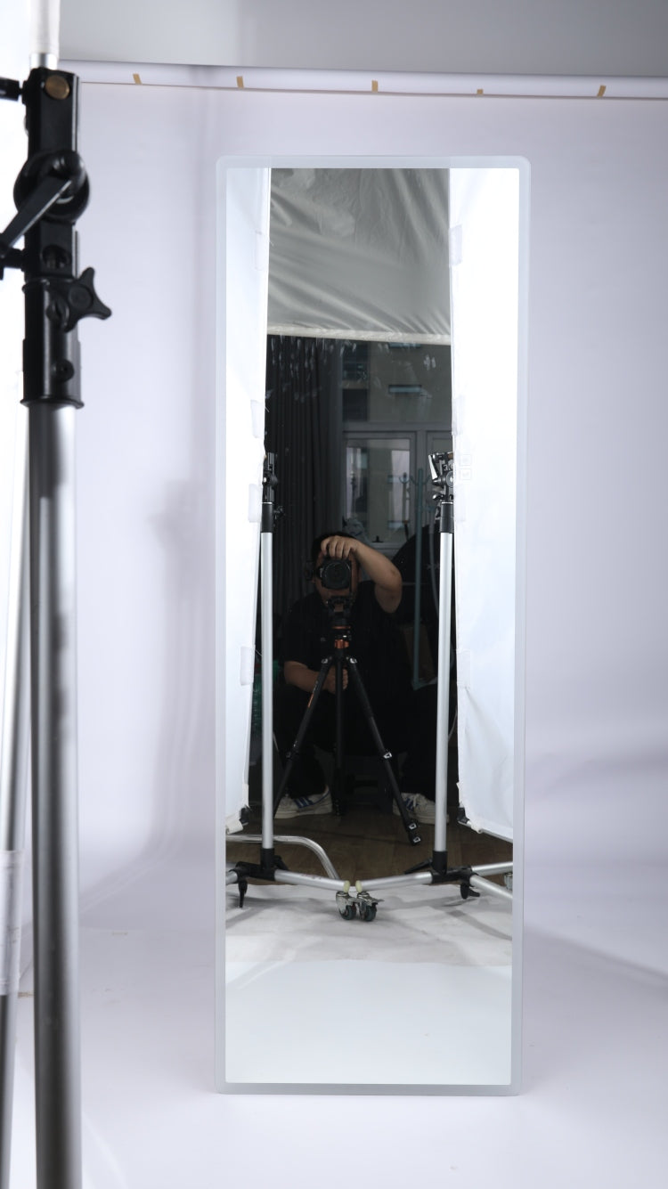 Full Length Mirror Lighted Vanity Body Mirror Led Mirror Wall Mounted Mirror Big Size Rounded Corners, Bedroom,Living Room,Dressing Room Hotel