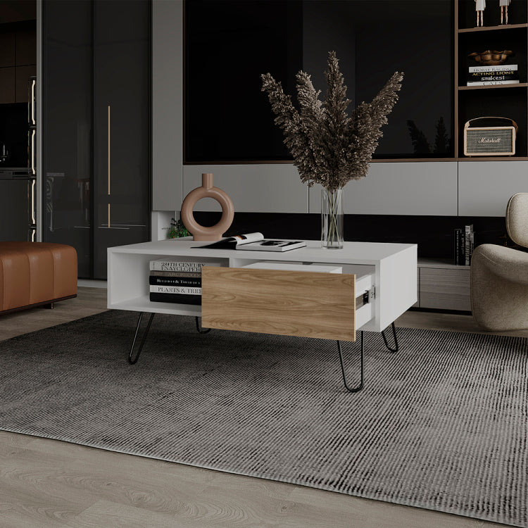 Taylor Coffee Table , Living Room, White Ligth Pine