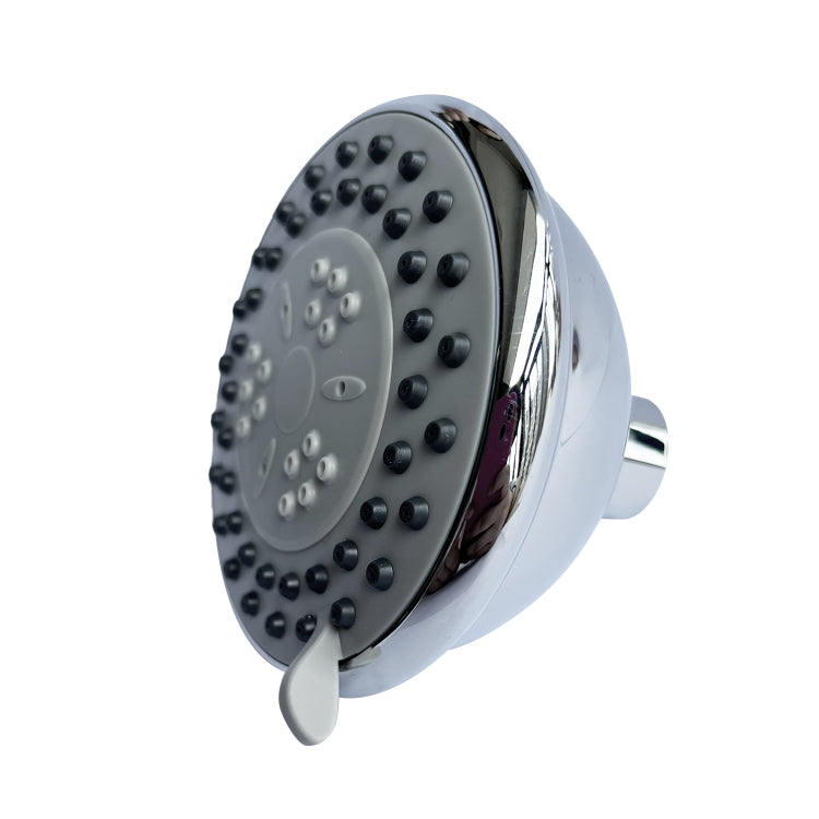 High Pressure Rain Shower Head With 3 Spray Modes, 4 Inch Fixed Bathroom Rainfall Showerhead With Adjustable Swivel Ball Joint, Bathroom Accessories