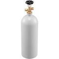 5 Lbs Co2 Tank Aluminum Gas Cylinder, Brand Co2 Cylinder With Gray Spray Coating, Co2 Tank With Cga320 Valve, For Draft Soda Beer