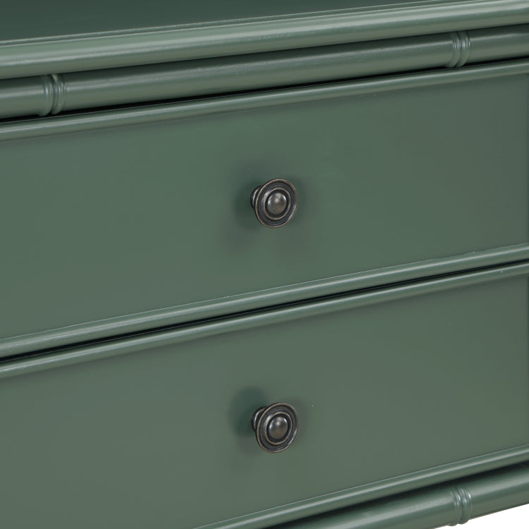 Emmett 2 Drawer Nightstand Vintage Green