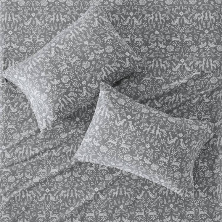4 Pcs Full Sheet Set Sage Winter Fauna