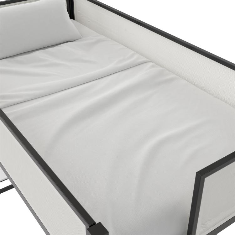 Axel Twin Loft Bed With Desk & Shelves